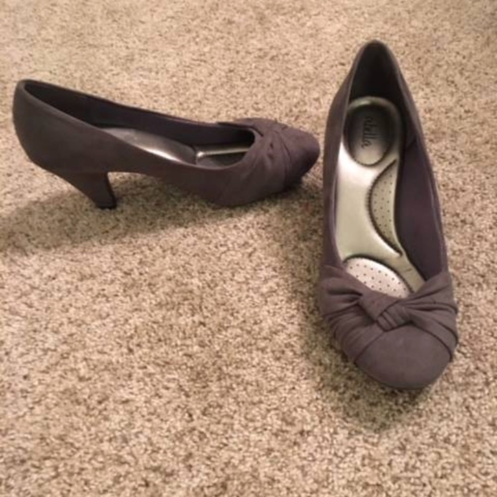 Grey Abella Heels